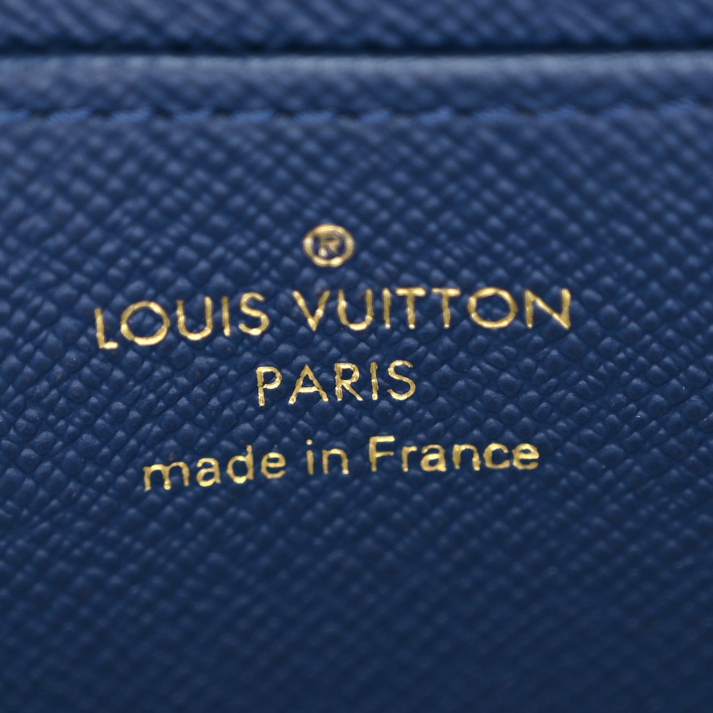 Denim Monogram Jacquard Zippy Coin Purse Bleu