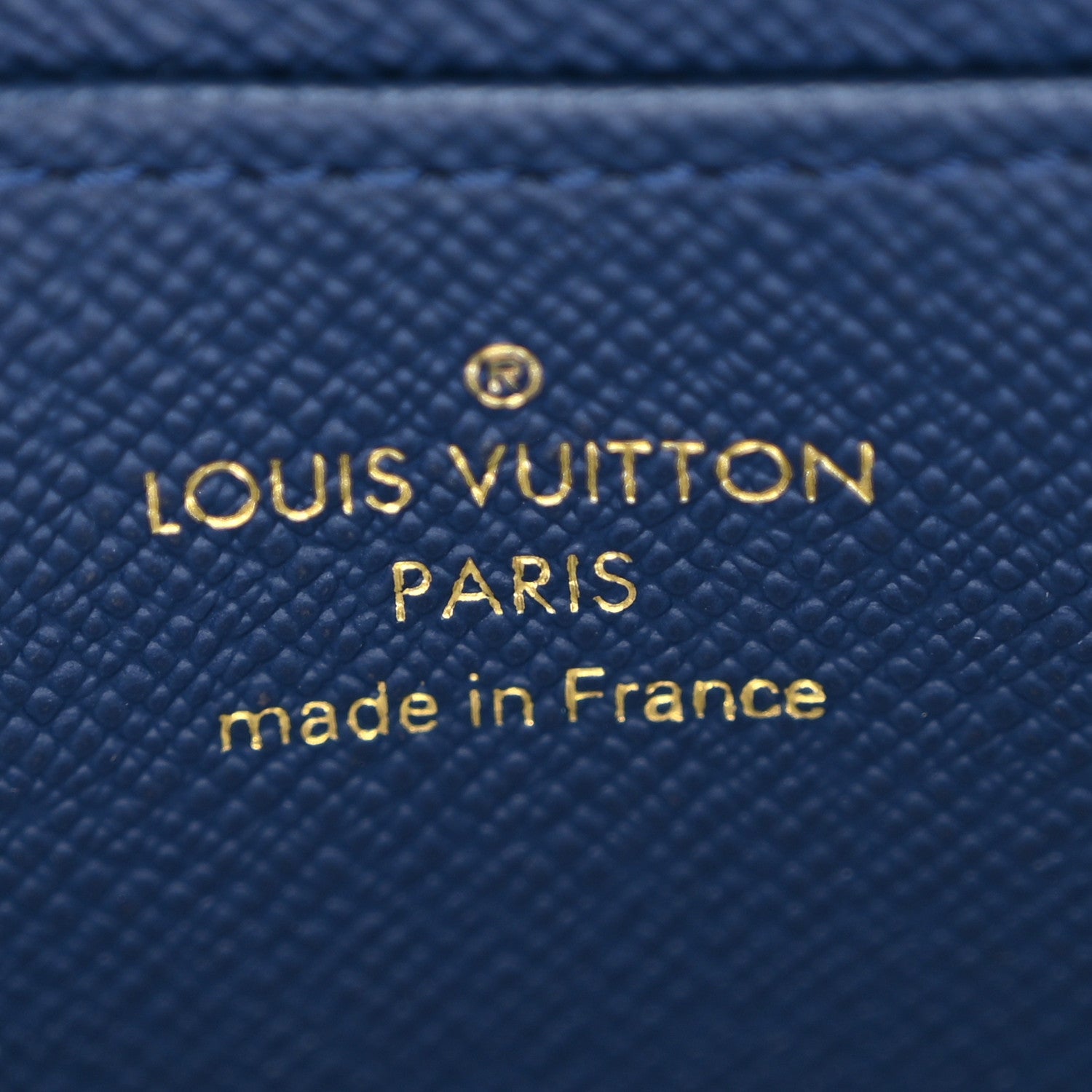 Louis Vuitton Denim Monogram Jacquard Zippy Coin Purse Bleu 6 of 7