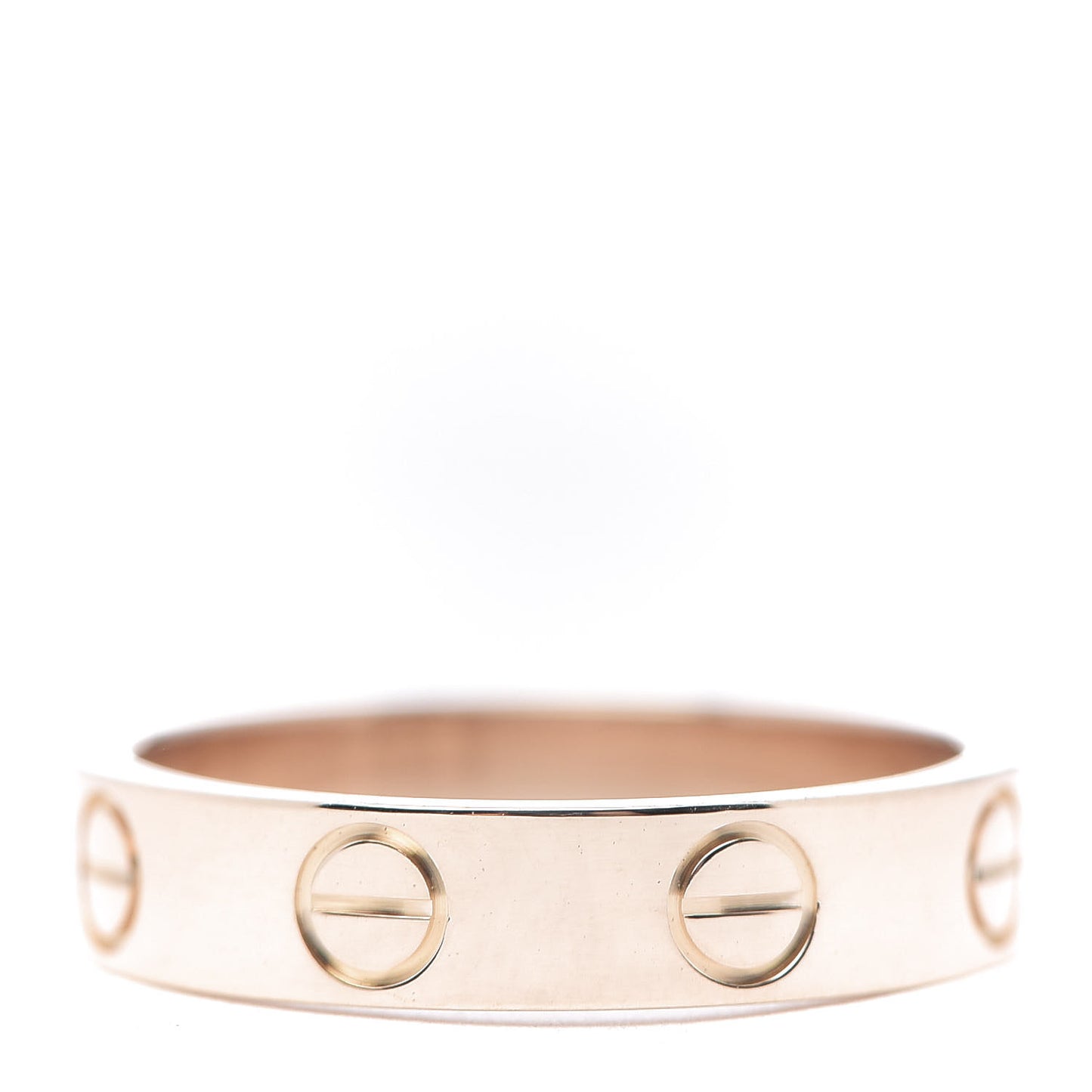 18K Pink Gold 3.5mm LOVE Wedding Band Ring 47 4
