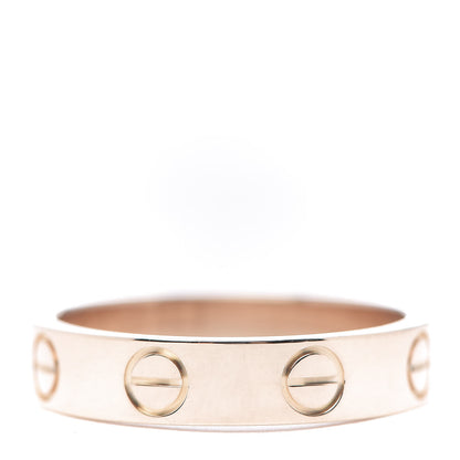 Cartier 18K Pink Gold 3.5mm LOVE Wedding Band Ring 47 4 1 of 4
