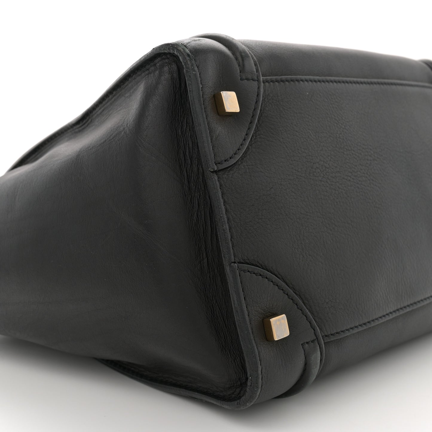 Smooth Calfskin Mini Luggage Black