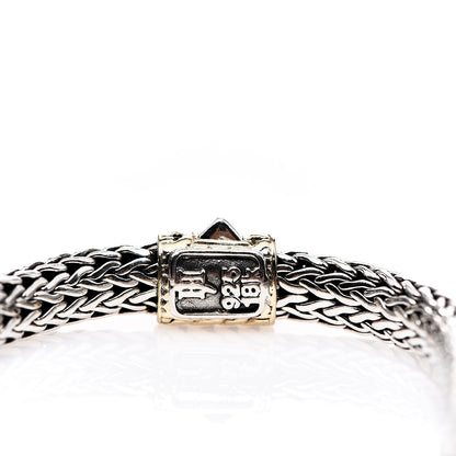 John Hardy Sterling Silver 18K Yellow Gold 6.5mm Classic Chain Bracelet 3 of 3