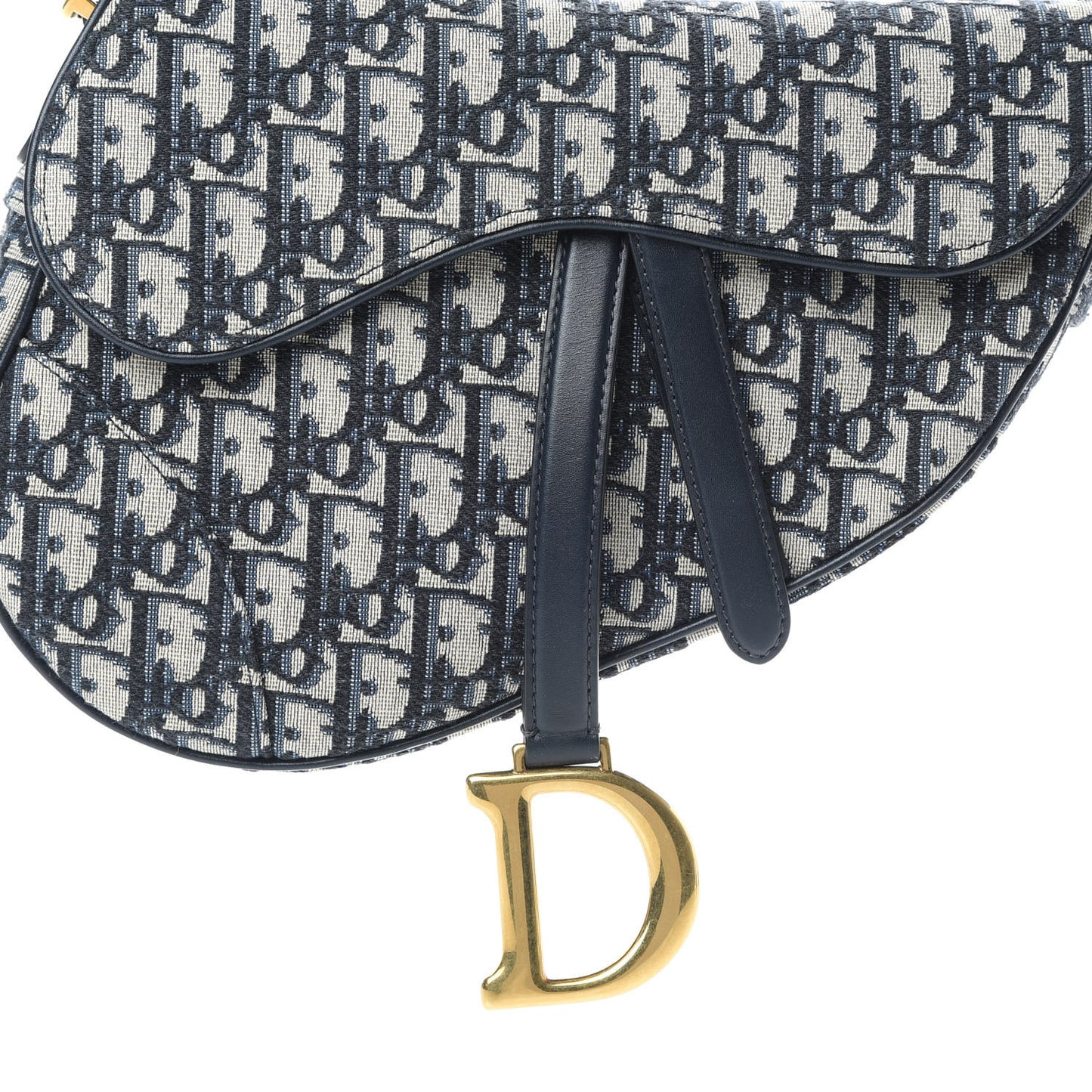 Oblique Saddle Bag Blue