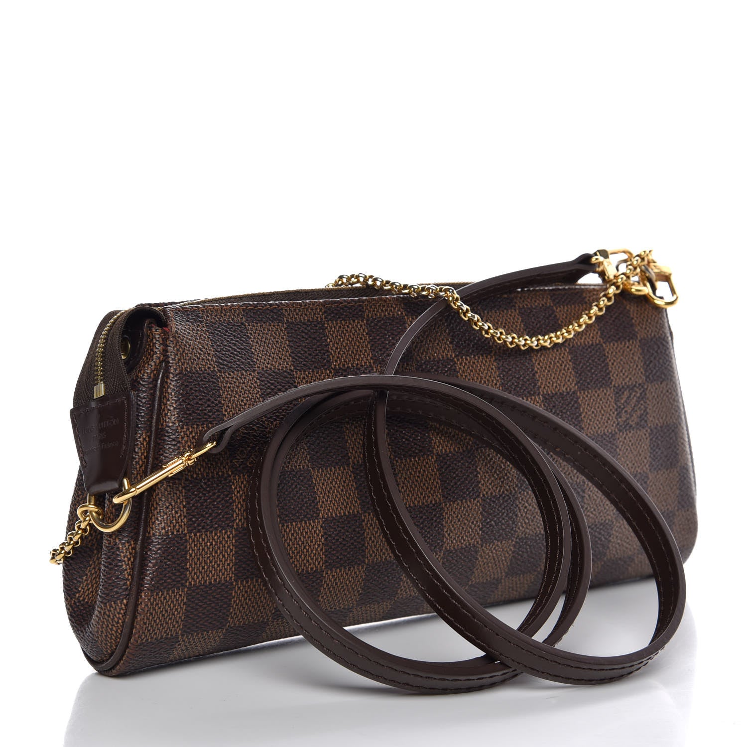 Louis Vuitton Damier Ebene Eva Clutch 4 of 9