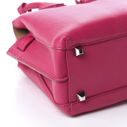 MCM Grained Calfskin Mini Milla Tote Beetroot Pink 6 of 9