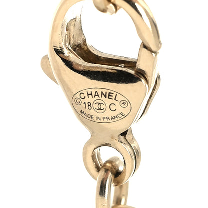 Chanel Pearl Chain CC Long Arrow Multistrand Necklace Gold Pearly White 5 of 5