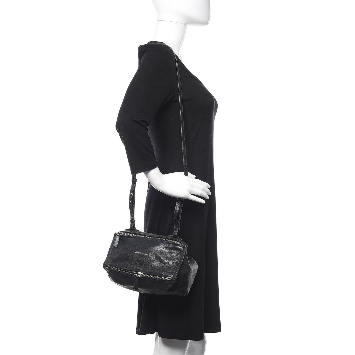 Sugar Goatskin Mini Pandora Black