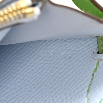 Hermes Epsom Verso Kelly Wallet To Go  Vert Criquet Bleu Brume 6 of 11