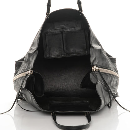 Balenciaga Supple Calfskin Papier A4 Zip Around Tote Black 5 of 6