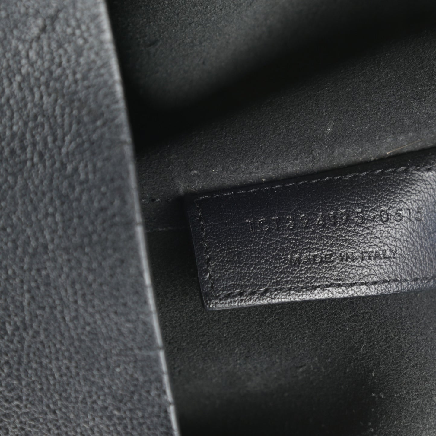 Calfskin Large Shopping Tote Black