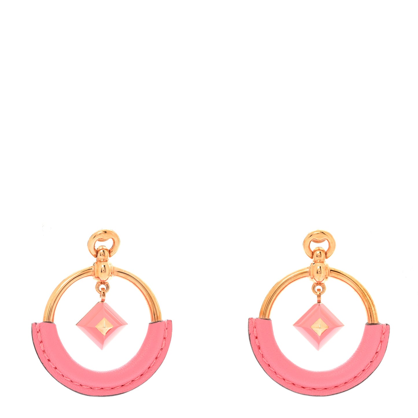 Swift Loop Medor Hoop Earrings Rose Azalee