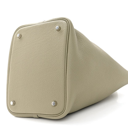 Hermes Taurillon Clemence Picotin Lock 22 MM Sauge 10 of 10