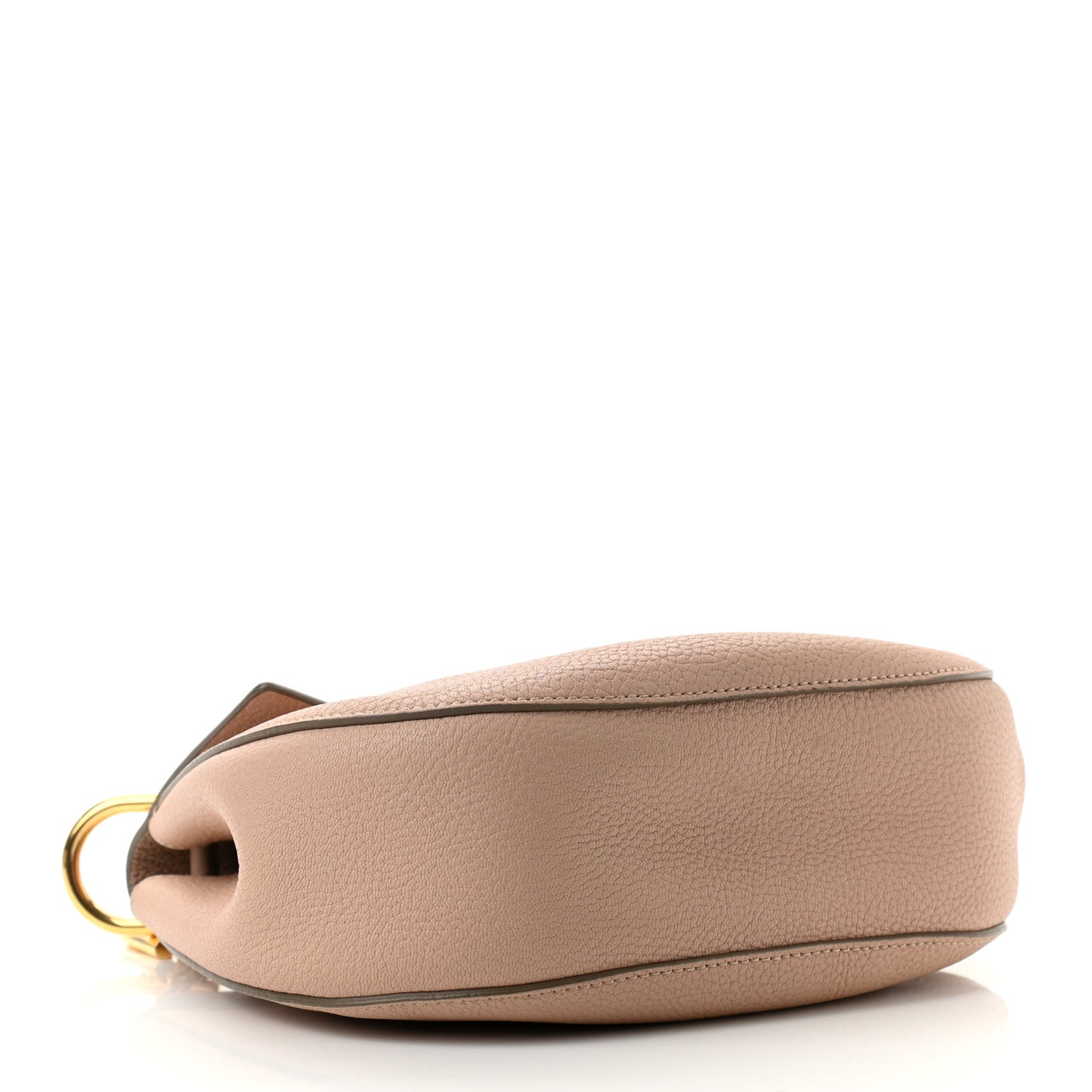 Grained Lambskin Drew Shoulder Bag Cement Pink
