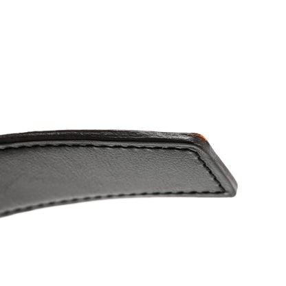 Hermes Box Togo 32mm H Belt 90 36 Black Orange 10 of 11