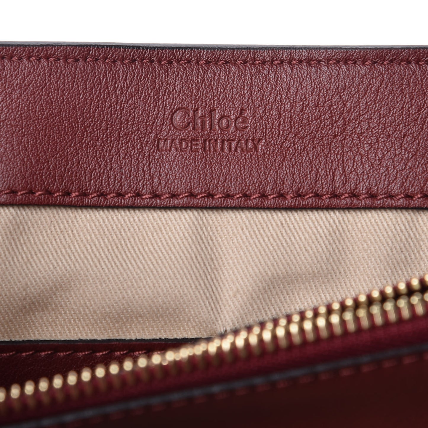 Calfskin Small Faye Day Shoulder Bag Sienna Red