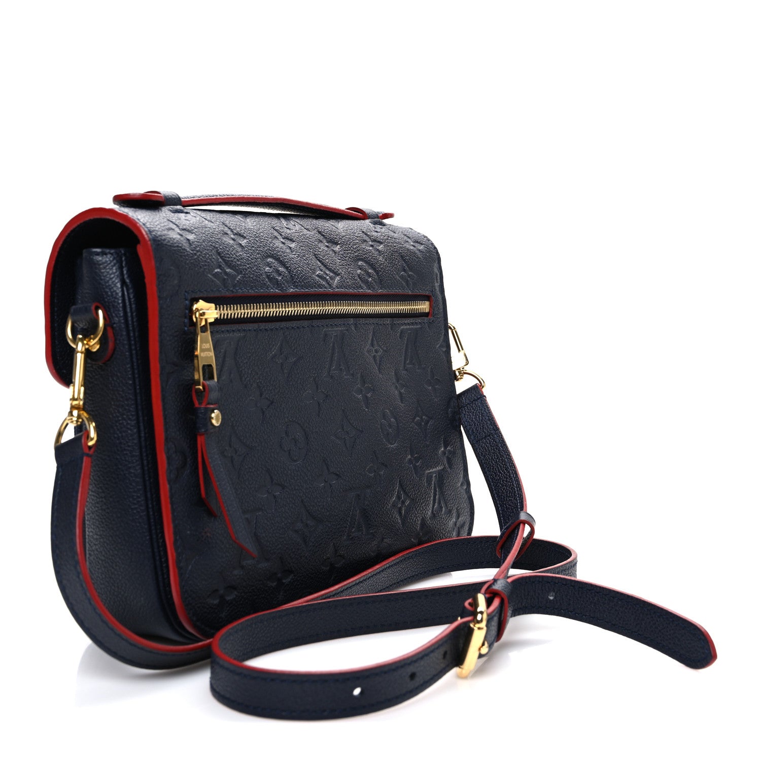 Louis Vuitton Empreinte Pochette Metis Marine Rouge 3 of 12