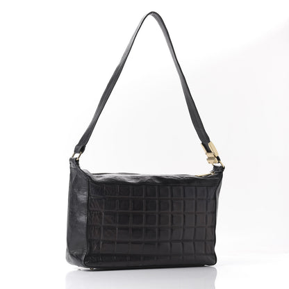 Chanel Quilted Medium Chocolate Bar Shoulder Bag Black 2 of 10
