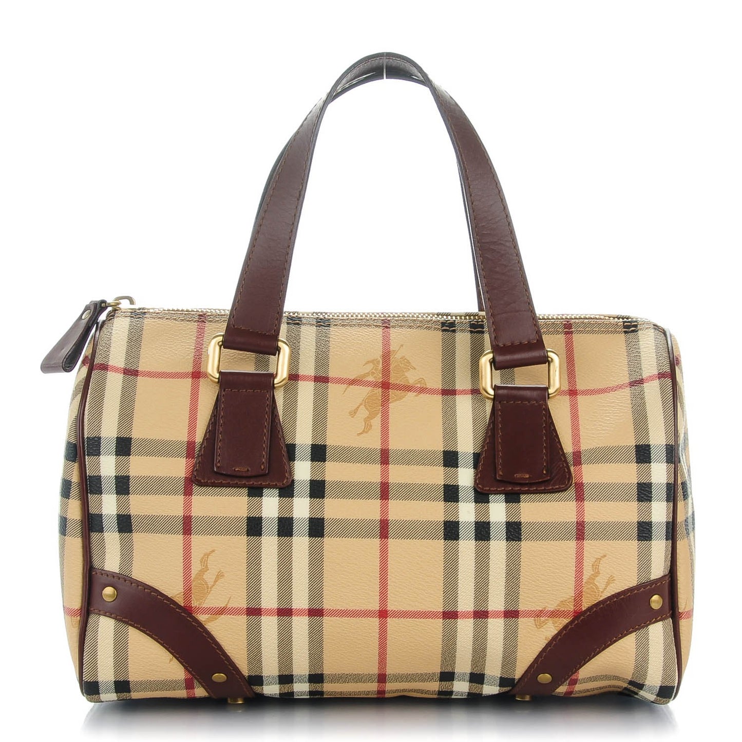 Haymarket Check Studded Bowler Brown