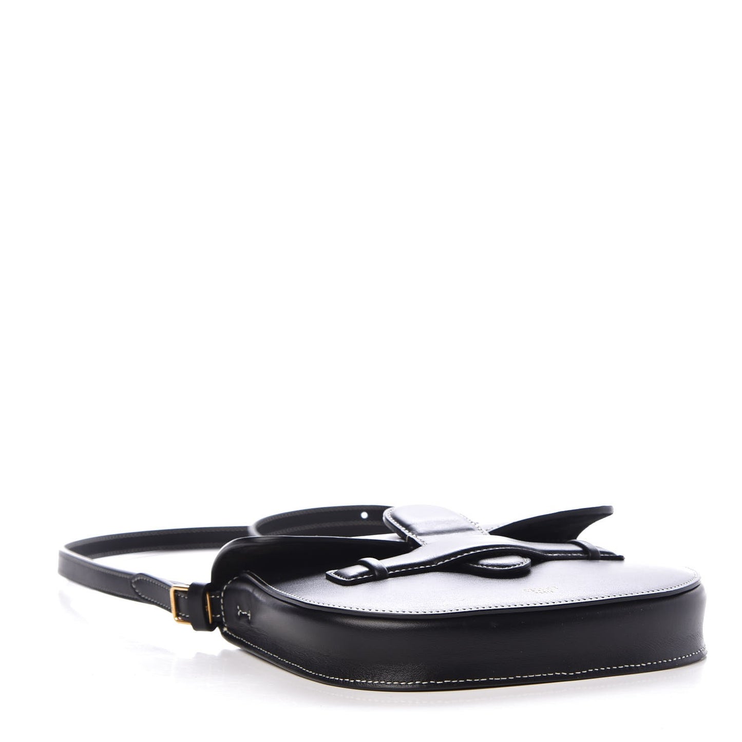 Smooth Calfskin Mini Symmetrical Bag Black