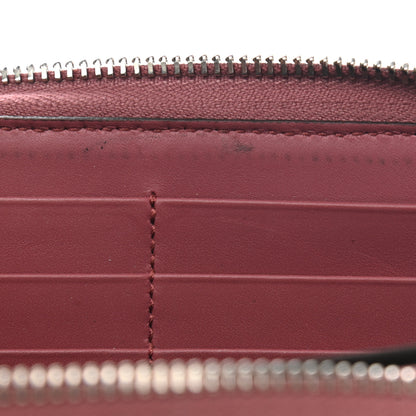 Gucci GG Supreme Monogram Blooms Zip Around Wallet Beige Multicolor Dry Rose 8 of 12