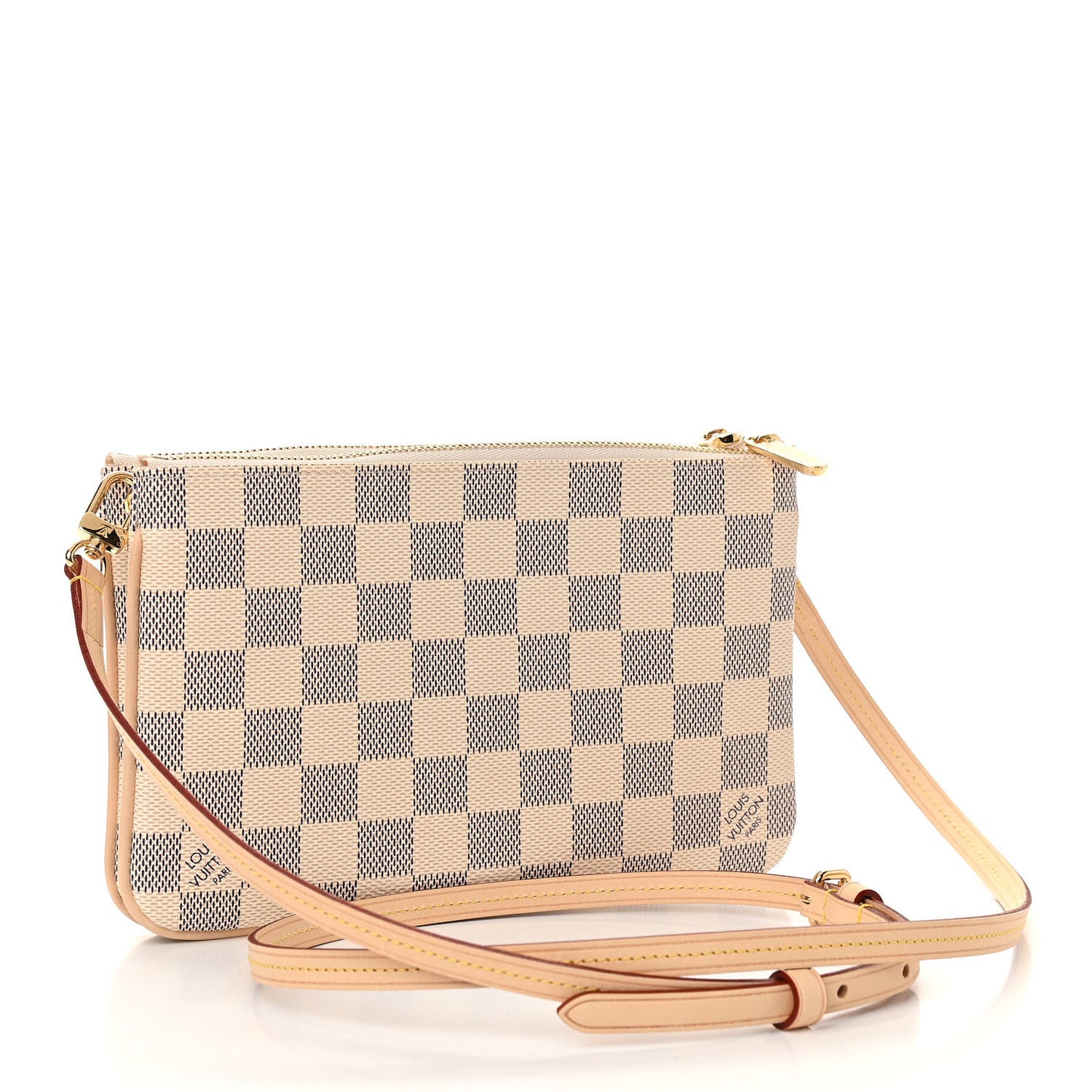 Damier Azur Double Zip Pochette