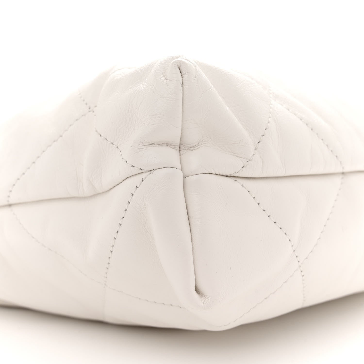 Chanel Shiny Calfskin Quilted Small Chanel 22 White 11 of 13