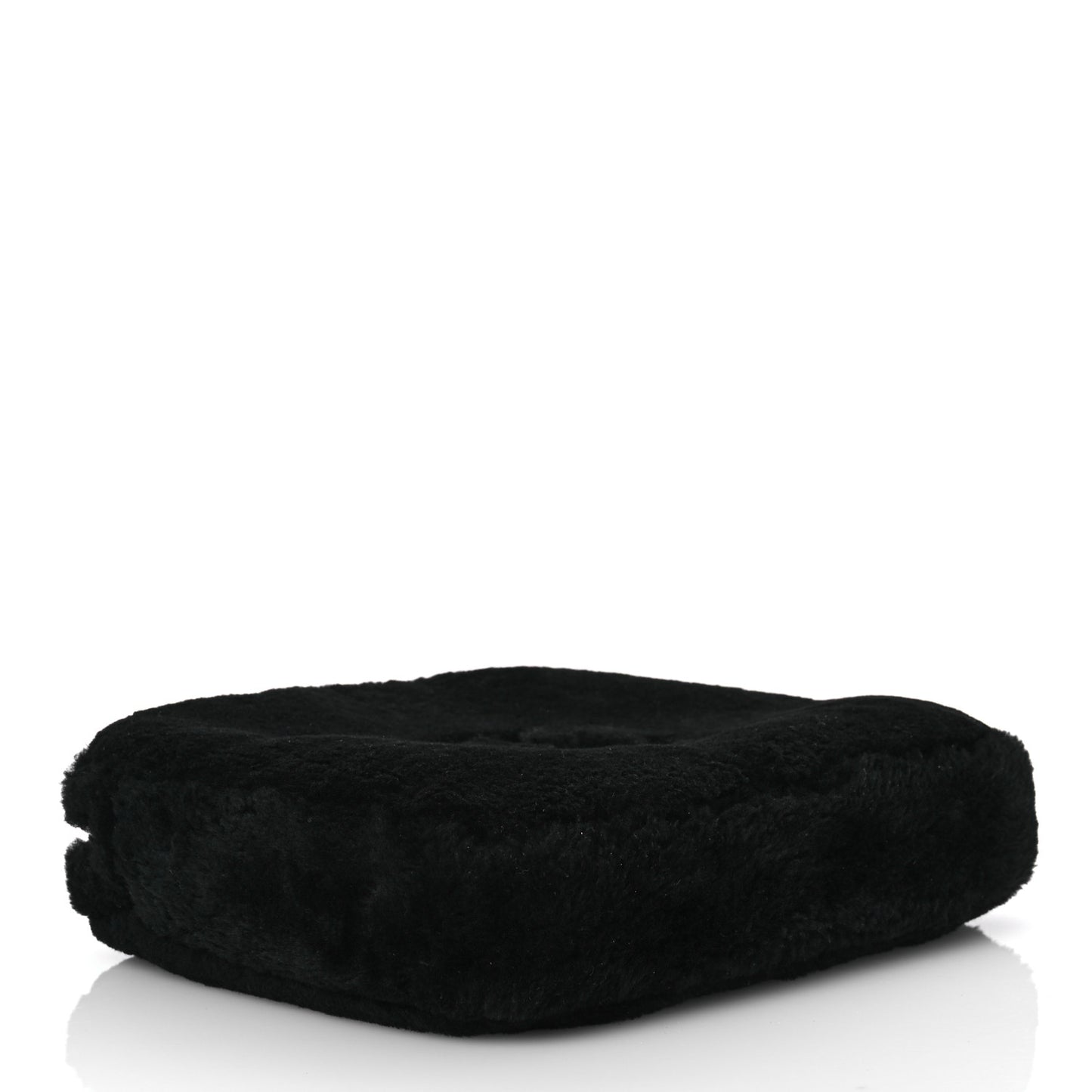 Shearling CC Flat Mules 41 Black