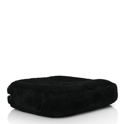 Chanel Shearling CC Flat Mules 41 Black 15 of 17