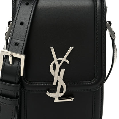 Saint Laurent Smooth Calfskin Mini Solferino Satchel Black 8 of 10
