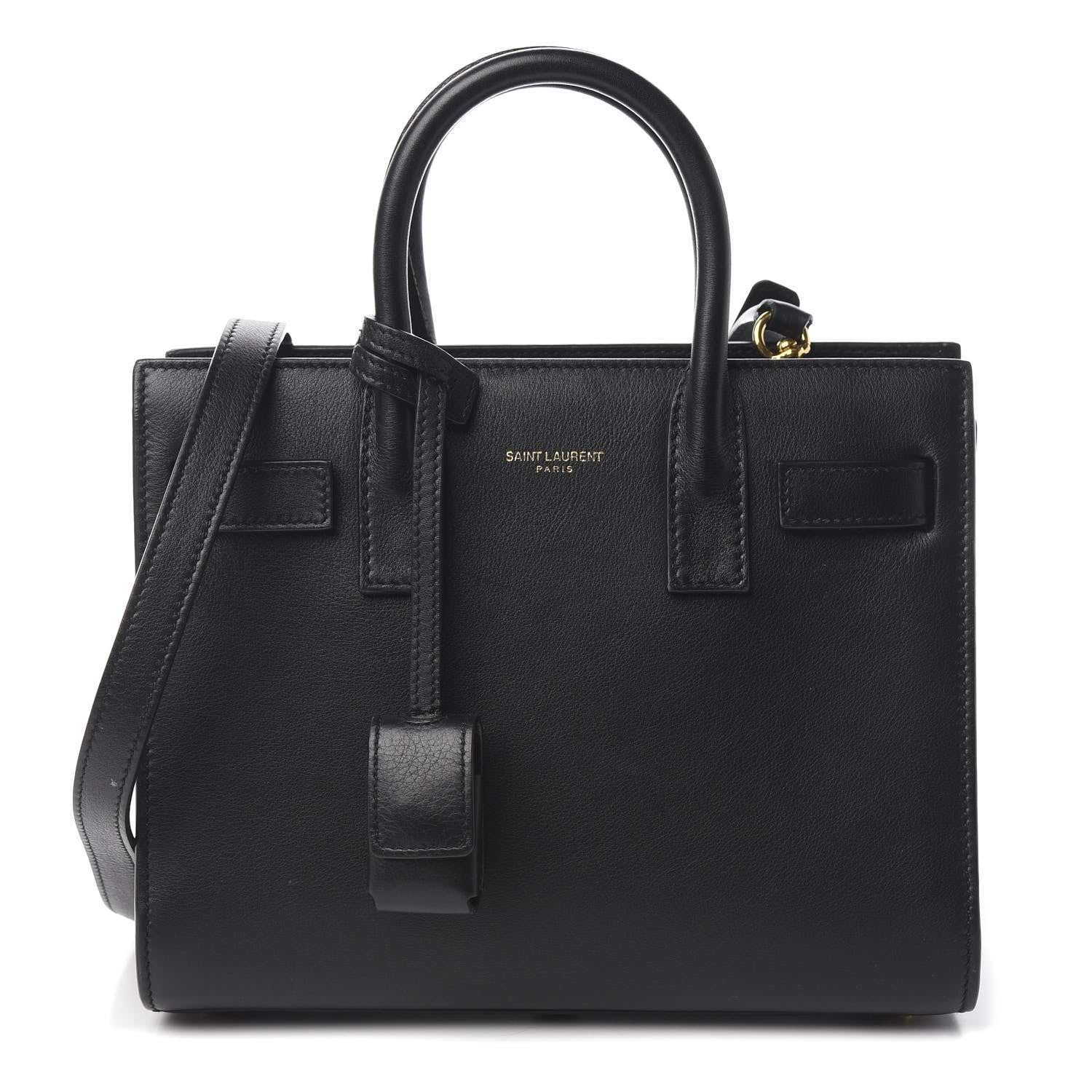 Saint Laurent Calfskin Nano Sac de Jour Black 1 of 9