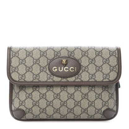 Gucci GG Supreme Monogram Neo Vintage Web Belt Bag Brown 1 of 10