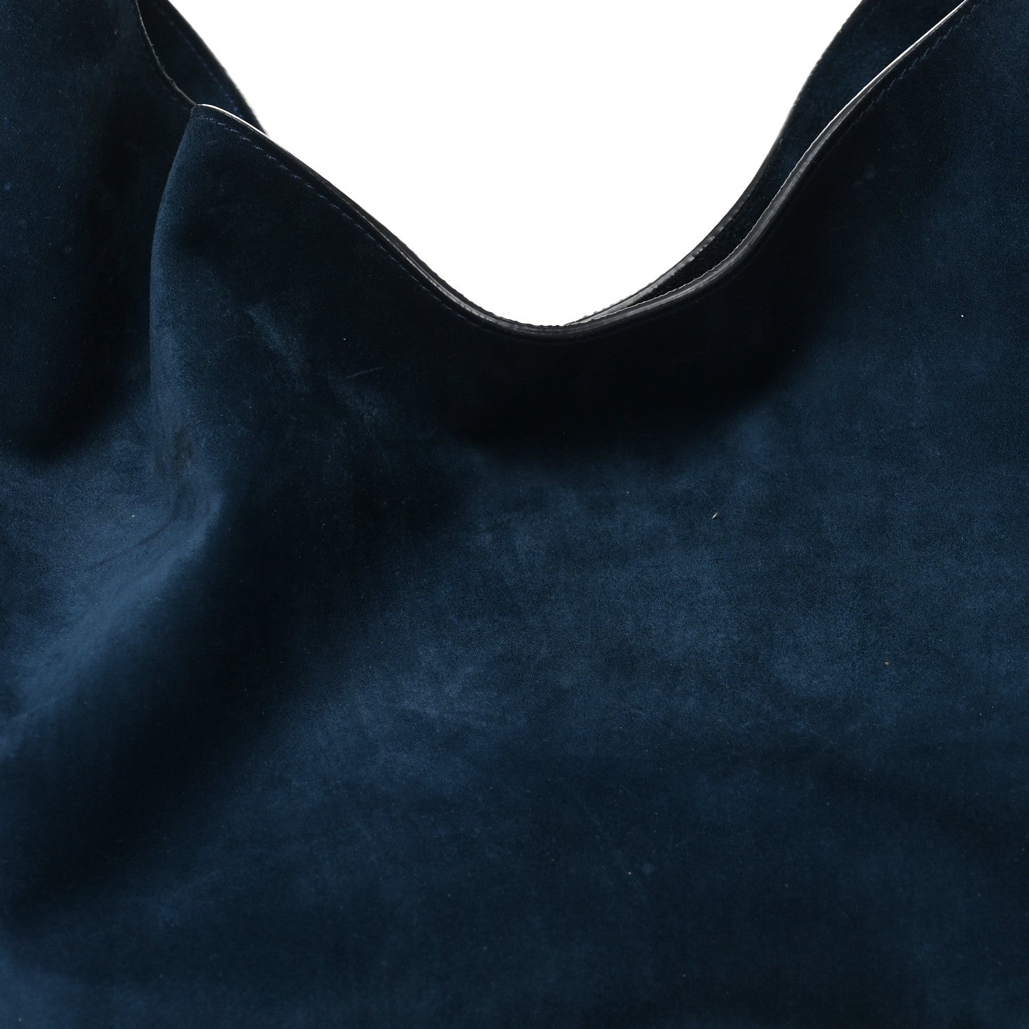 Khaite Suede Calfskin Medium Lotus Tote Midnight 8 of 10