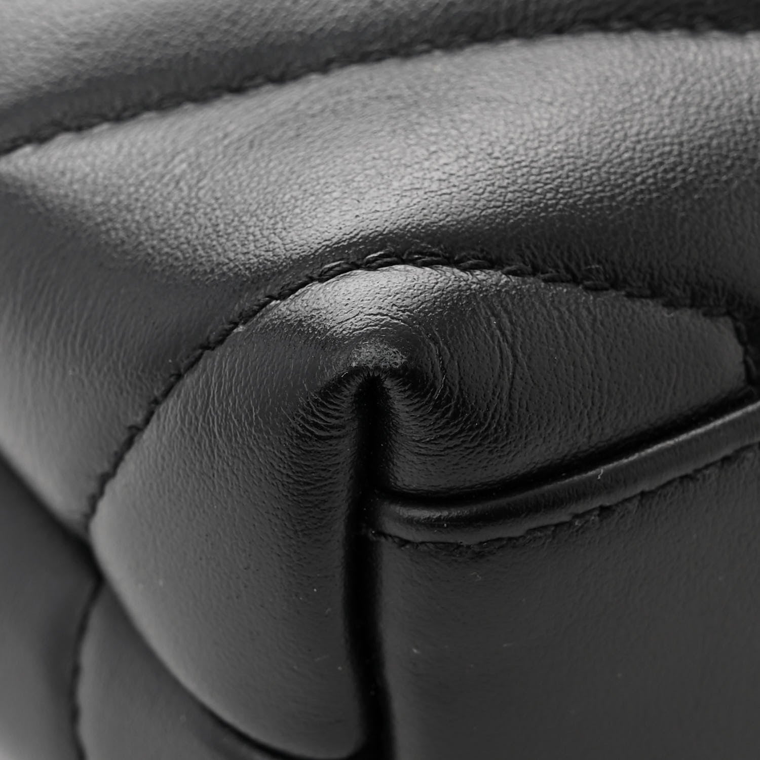 Saint Laurent Calfskin Y Quilted Monogram Toy Loulou Crossbody Bag Black 11 of 12
