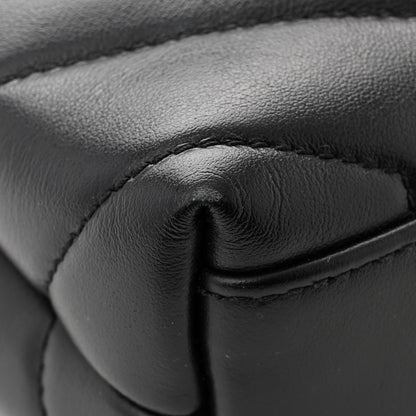 Saint Laurent Calfskin Y Quilted Monogram Toy Loulou Crossbody Bag Black 11 of 12