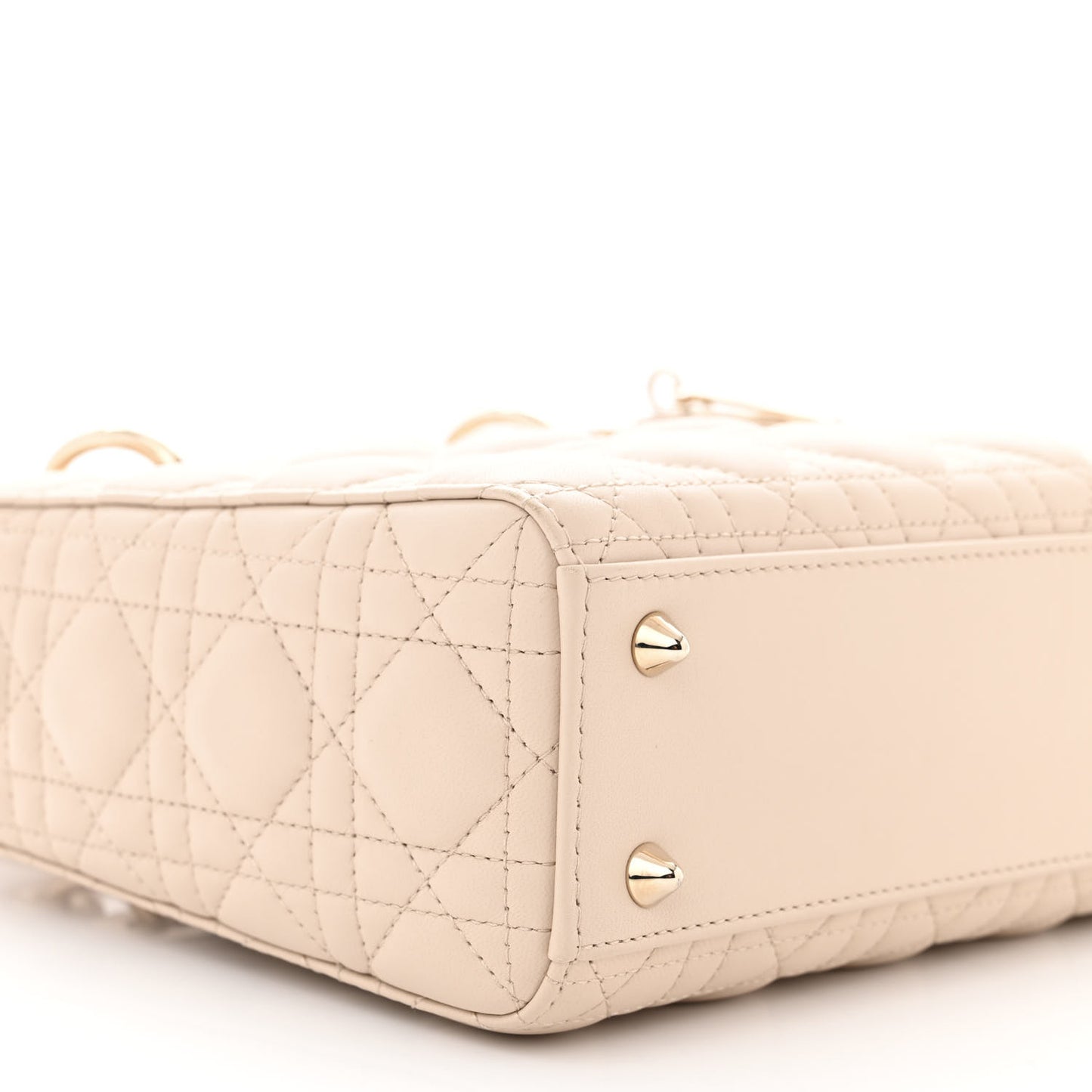 Lambskin Cannage Small My ABCDior Lady Dior Beige
