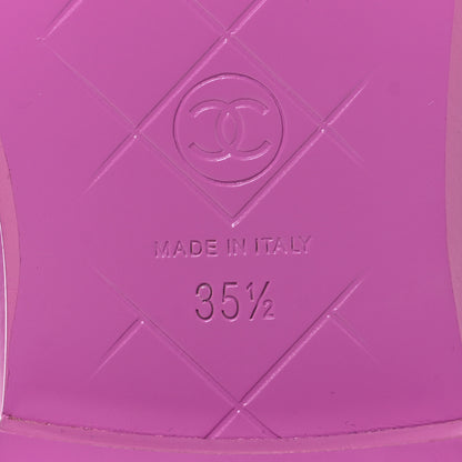 Chanel Lambskin Quilted CC Turnlock Loafers 35.5 Fuchsia 8 of 9