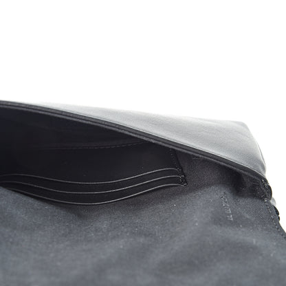 Fendi Vitello Grace Matte Duo Baguette Black 4 of 11