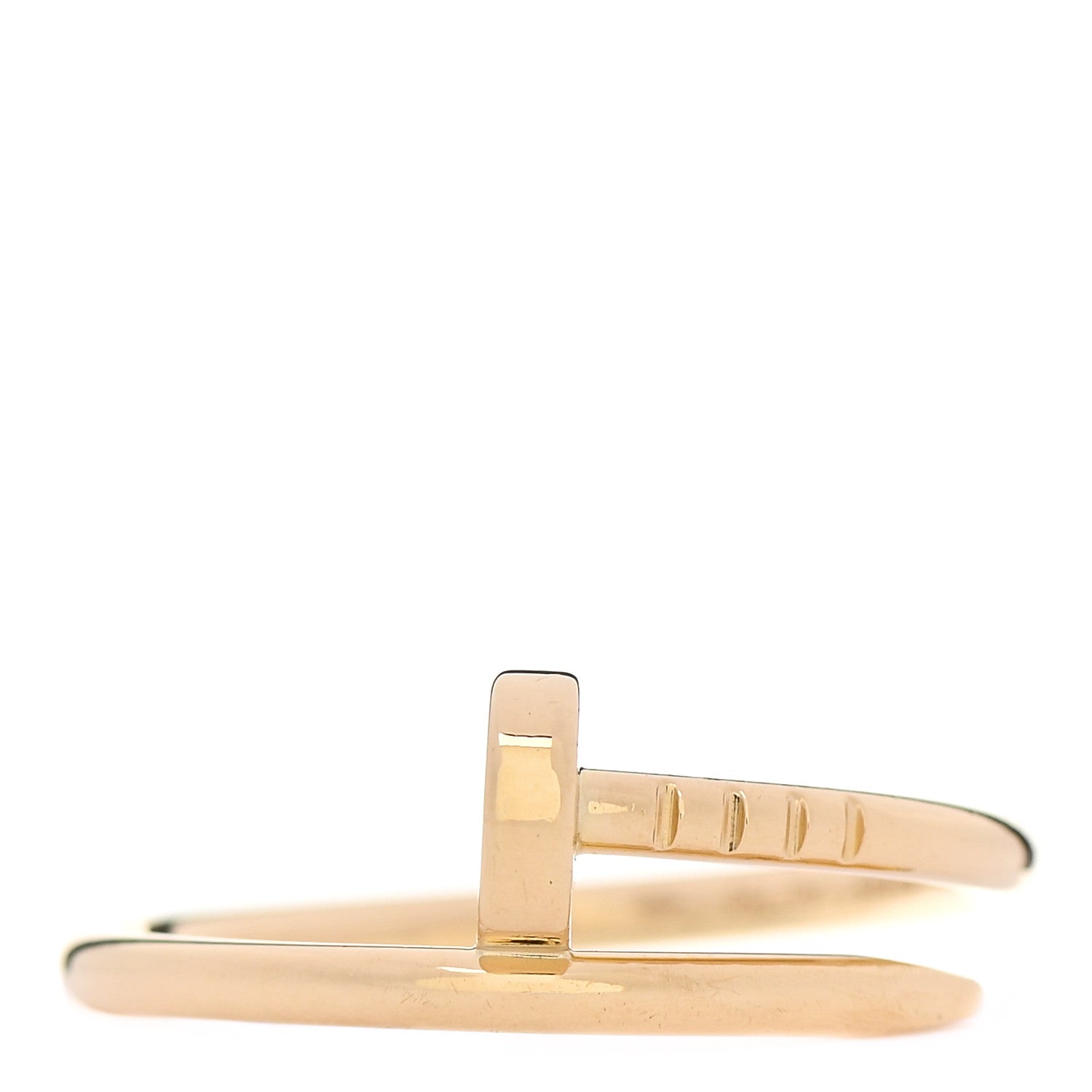 Cartier 18K Yellow Gold Small Juste Un Clou Ring 54 7 1 of 6