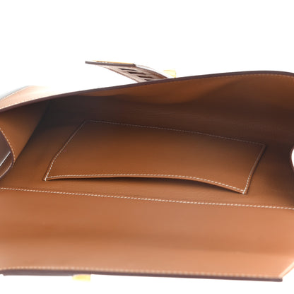 Hermes Vache Natural Medor 29 Clutch 4 of 6