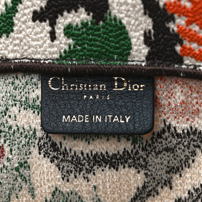 Christian Dior Canvas Embroidered Large Paisley Book Tote Multicolor 6 of 10