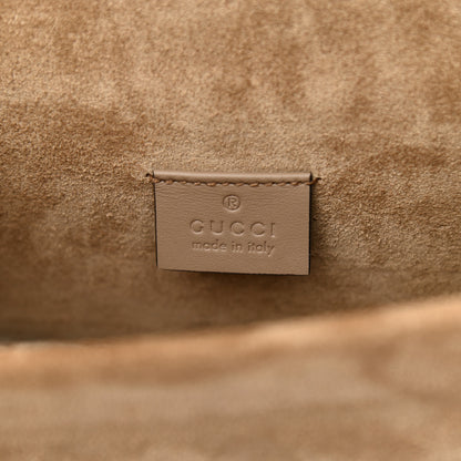 Gucci GG Supreme Monogram Suede Crystal Small Dionysus Shoulder Bag Beige Ebony Taupe 6 of 9