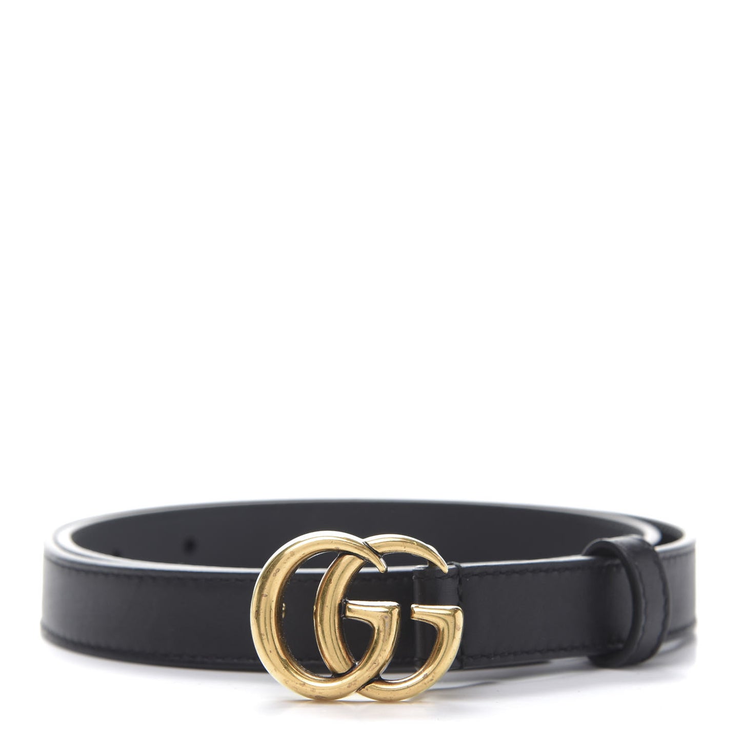 Calfskin Double G 20mm Belt 75 30 Black