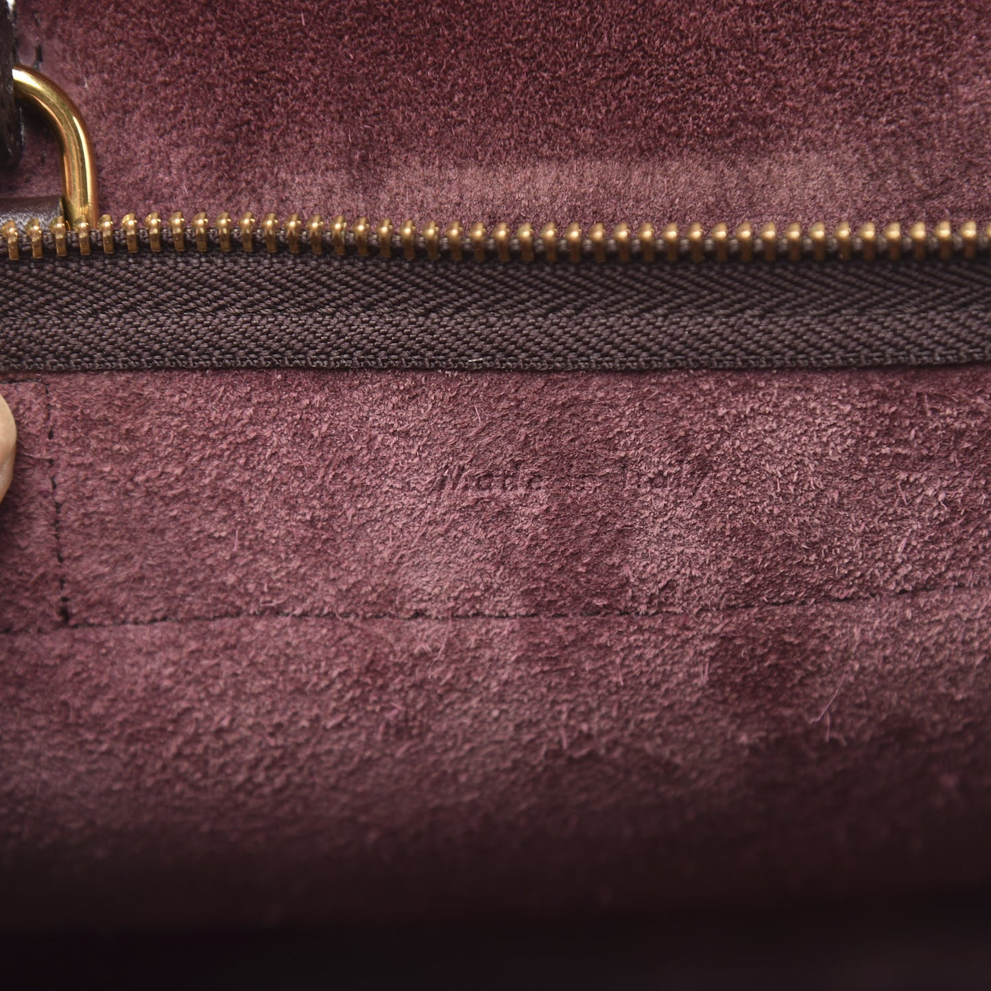 Grained Calfskin Nano Belt Bag Brown