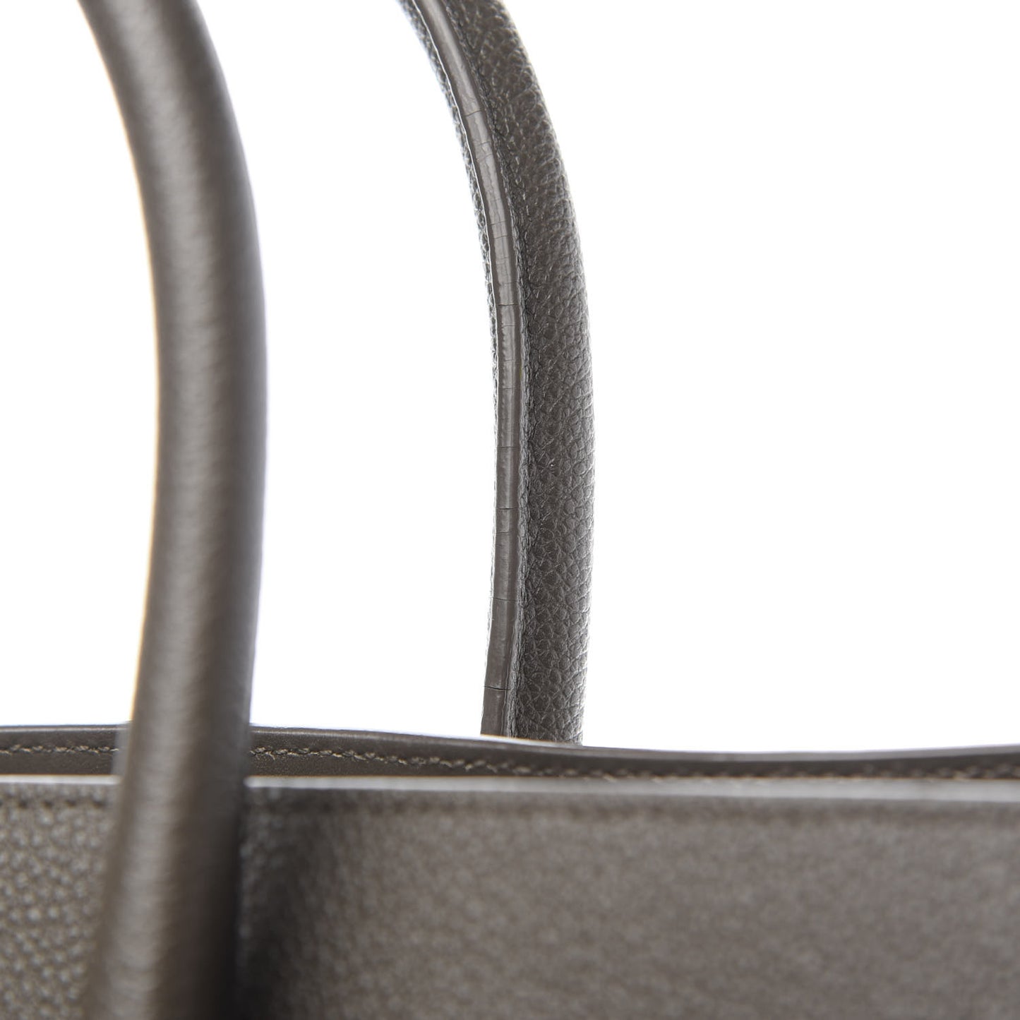 Grained Calfskin Small Sac De Jour Dark Anthracite