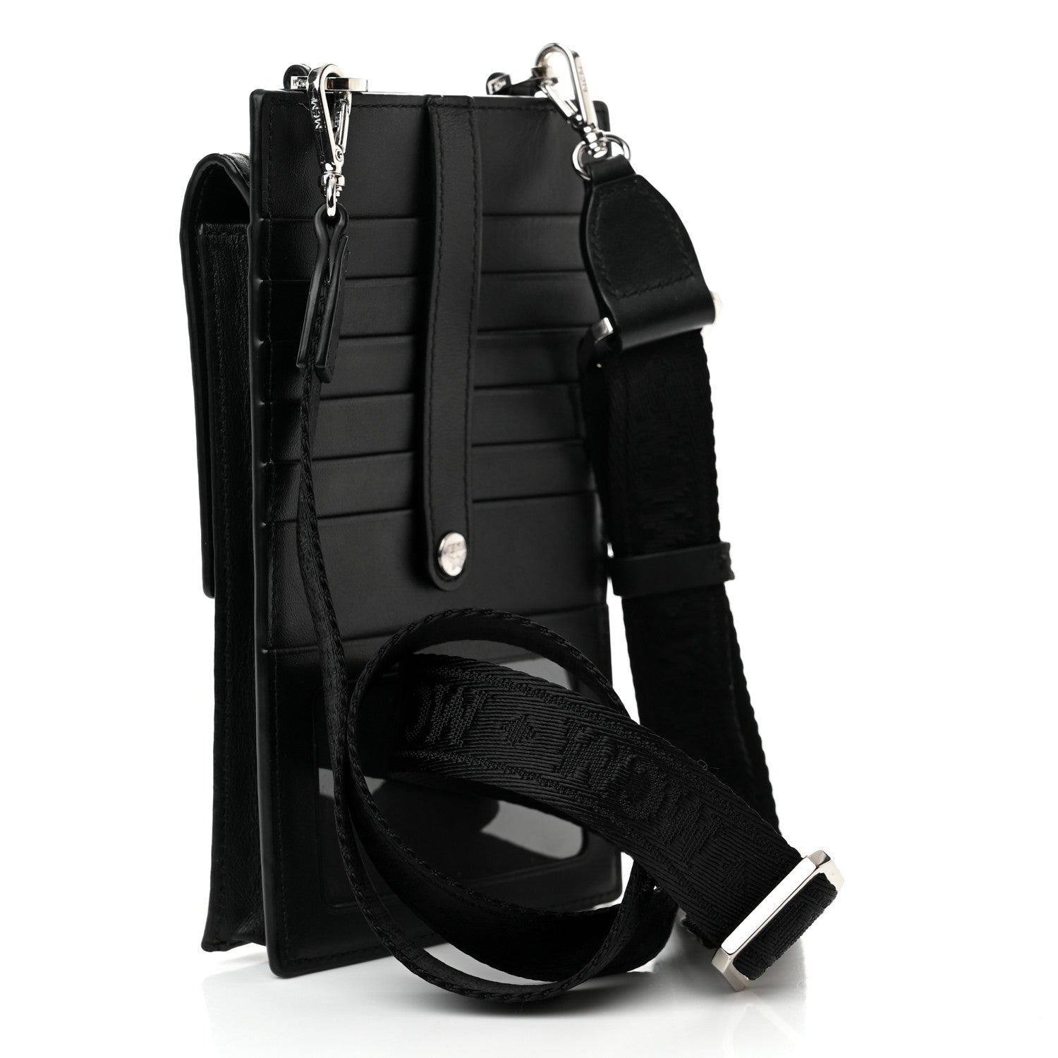 MCM Visetos Geo Phone Case Crossbody Black 3 of 13