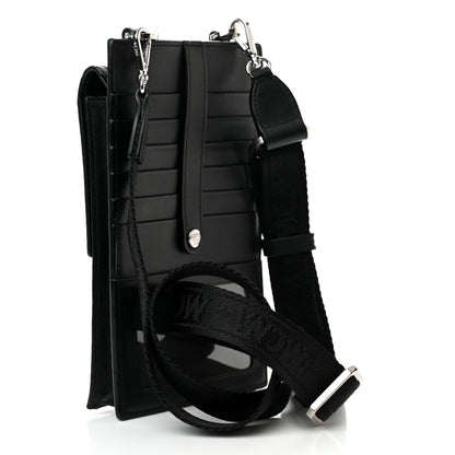 MCM Visetos Geo Phone Case Crossbody Black 3 of 13
