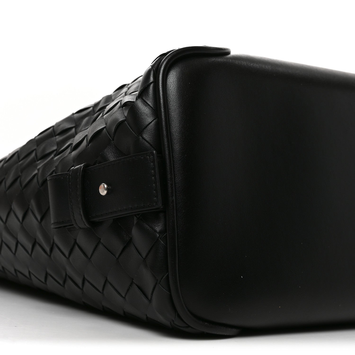 Bottega Veneta Nappa Intrecciato Helix Weekender Bag Black 10 of 11