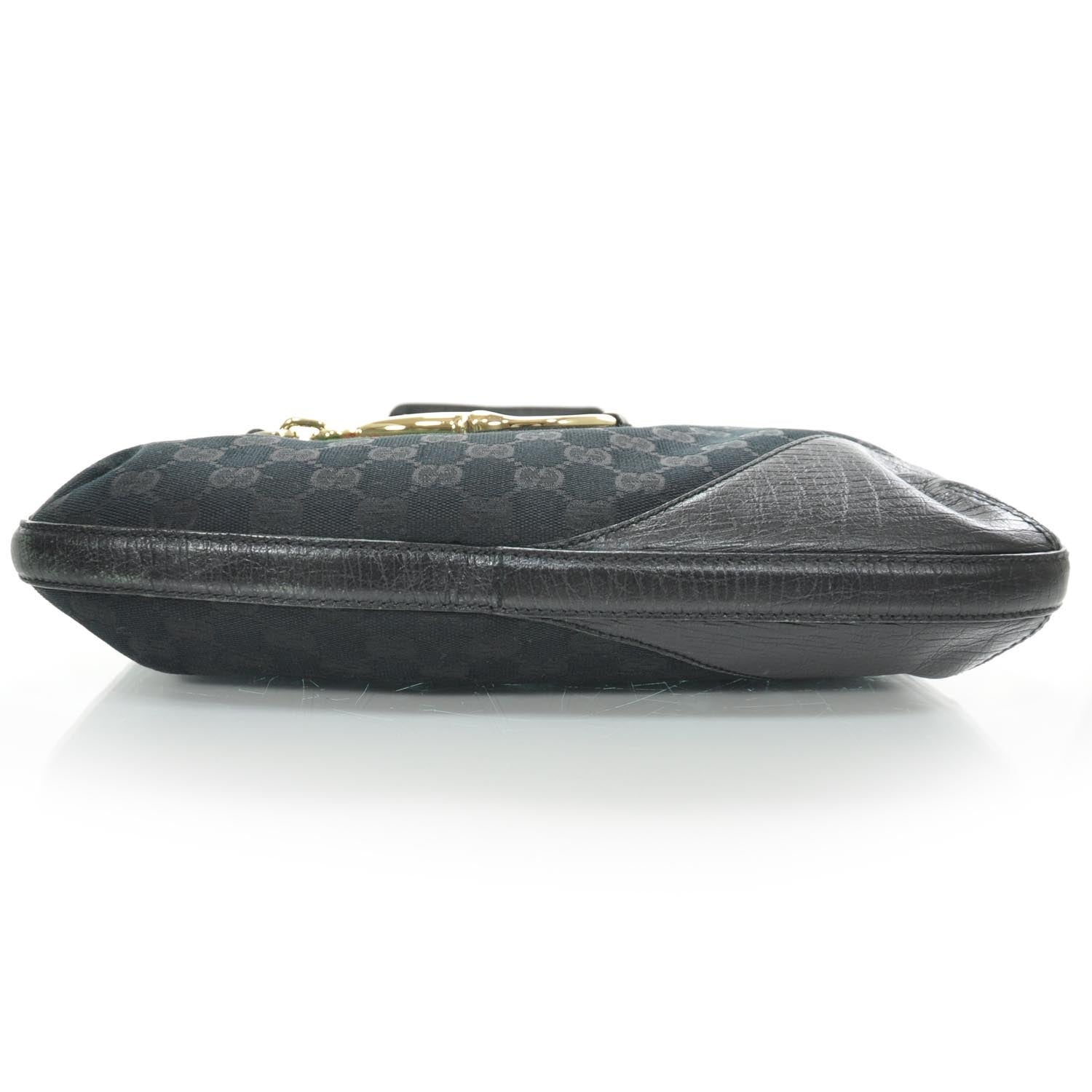Gucci Monogram Web Hasler Hobo Black 4 of 9