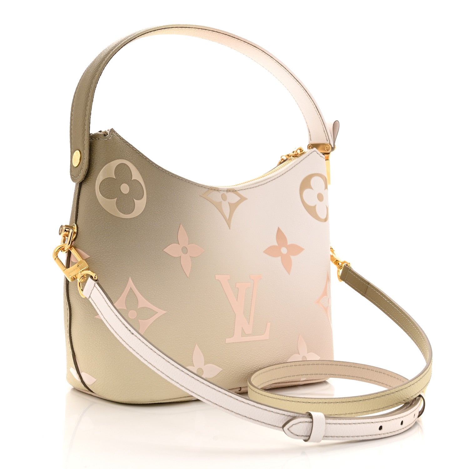 Louis Vuitton Monogram Giant Spring In The City Marshmallow Hobo Sunset Kaki 3 of 9