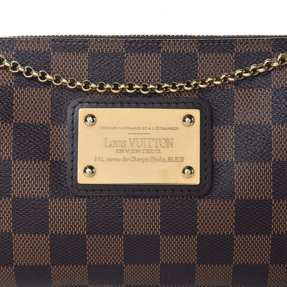 Louis Vuitton Damier Ebene Eva Clutch 9 of 12